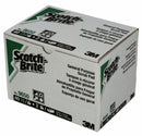 3M 4 1/2 in x 3 in Synthetic Fiber Scouring Pad, Green, 80PK - 9650