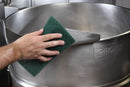 3M 9 in x 6 in Synthetic Fiber Scouring Pad, Green, 12PK - 86