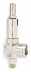 Apollo Stainless Steel POP Safety Relief Valve, MNPT Inlet Type, FNPT Outlet Type - 543FEBKMAA0150
