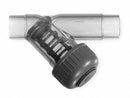 Georg Fischer 3" Y Strainer, Spigot, 1/8" Mesh, PVC - 192306650