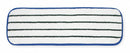 3M Microfiber Quick Change 5 1/2 in x 18 in Wet Mop Head, White / Blue Trim - 59028