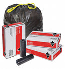 Tough Guy Trash Bag, 44 gal., LLDPE, Coreless Roll, Black, PK 100 - 15E449