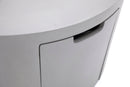 Elementi - Pacaya Round Concreate Fire Pit Table, Hidden Propane Storage OFG311