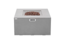 Elementi - Rocky Square Concrete Fire Pit Table, Hidden Propane Storage OFG310