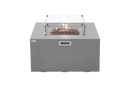 Elementi - Rocky Square Concrete Fire Pit Table, Hidden Propane Storage OFG310