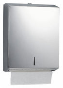 Tough Guy Paper Towel Dispenser, No Series, Silver, (400) C-Fold, (525) Multifold, Manual - 1ECK4