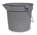 Tough Guy Pail, 2-1/2 gal., Gray - 1ELJ8