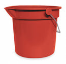 Tough Guy Pail, 2-1/2 gal., Red - 1ELJ9
