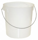 Rubbermaid 13 1/8 in" x 4 7/8 in" x 14 in" Polypropylene Round Storage Container, Semi-Clear - FG572924CLR
