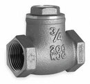 Hammond Check Valve, 3/4 in, Single, Inline Swing, Brass, FNPT x FNPT - 967.75