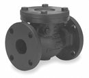 Milwaukee Valve Check Valve, 2 1/2 in, Single, Inline Swing, Cast Iron, Flange x Flange - 2974-M 2 1/2