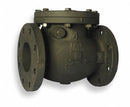 Milwaukee Valve Check Valve, 4 in, Single, Inline Swing, Cast Iron, Flange x Flange - 2974-M 4