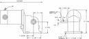 Dayton DC Gearmotor 90VDC, Nameplate RPM: 24 RPM, Max. Torque: 102.0 in-lb, Enclosure: TENV - 1LRB2