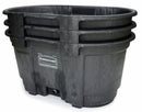 Rubbermaid Stock Tank, Black, 25 inH x 53 inL x 31 inW, 1EA - FG424288BLA