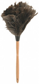 Tough Guy Duster, Feather Head Material, 21" Length, Fixed, Gray - 1MYG5