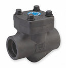 Top Brand Check Valve, 1 1/4 in, Single, Inline Piston, Carbon Steel, Socket x Socket - SV24834SW012