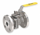 Top Brand Ball Valve, 316 Stainless Steel, Inline, 2-Piece, Pipe Size 4 in - SV50116M040