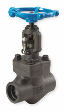 Top Brand Class 800 Globe Valve, Socket x Socket, Carbon Steel, 1/2 in Pipe Size - Valves - SV44834SW004