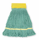 Tough Guy Side Gate Cotton String Wet Mop Head, Green - 1TYN8