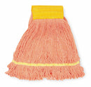 Tough Guy Clamp, Quick Change, Side-Gate Cotton String Wet Mop Head, Orange - 1TYL2