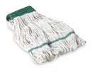 Tough Guy Clamp, Quick Change, Side-Gate Cotton String Wet Mop Head, White - 1TYL3