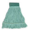 Tough Guy Clamp, Quick Change, Side-Gate Cotton String Wet Mop Head, Green - 1TYV2