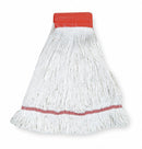 Tough Guy Clamp, Quick Change, Side-Gate Cotton String Wet Mop Head, White - 1TYX1