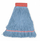 Tough Guy Clamp, Quick Change, Side-Gate Cotton String Wet Mop Head, Blue - 1TYP6