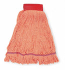 Tough Guy Clamp, Quick Change, Side-Gate Cotton String Wet Mop Head, Orange - 1TYN1