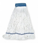 Tough Guy Clamp, Quick Change, Side-Gate Cotton String Wet Mop Head, White - 1TYN2