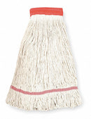 Tough Guy Clamp, Quick Change, Side-Gate Cotton String Wet Mop Head, White - 1TYR2