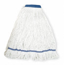 Tough Guy Side Gate Nylon String Wet Mop Head, White - 1TYY5