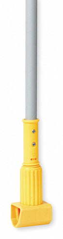 Tough Guy Wet Mop Handle, Jaw Mop Connection Type, Gray, Aluminum, 54" Handle Length - 1TYZ1