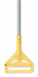 Tough Guy Wet Mop Handle, Side Gate Mop Connection Type, Gray, Aluminum, 54" Handle Length - 1TYZ9