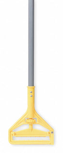 Tough Guy Wet Mop Handle, Side Gate Mop Connection Type, Gray, Fiberglass, 60" Handle Length - 1TZA2