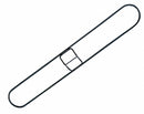 Tough Guy Dust Mop Frame, Slide On, 48"W - 1TZG5