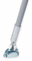 Tough Guy Dust Mop Handle, Clip On Mop Connection Type, Gray, Fiberglass, 60" Handle Length - 1TZG9