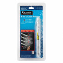 Quartet Metal Multifunction Laser Pointer with 919 ft Projection and Red Beam - MP-2800Q
