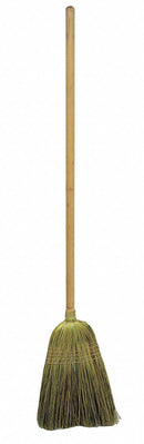 Tough Guy Natural Corn Broom, 12 in Sweep Face - 1VAC3