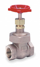 Milwaukee Valve Gate Valve, Valve Class Class 300, Bronze, FNPT Connection Type, Pipe Size - Valves 1 in - 1186 1