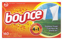 Bounce Dryer Sheets, 160 ct. Box, Outdoor Fresh Scent Sheets, 6 PK - PGC 80168