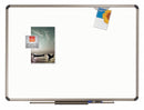 Quartet Gloss-Finish Porcelain Dry Erase Board, Wall Mounted, 24"H x 36"W, White - P563T