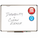 Quartet Gloss-Finish Porcelain Dry Erase Board, Wall Mounted, 24"H x 36"W, White - P563T