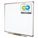 Quartet Gloss-Finish Porcelain Dry Erase Board, Wall Mounted, 48"H x 72"W, White - P567T