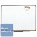 Quartet Gloss-Finish Melamine Dry Erase Board, Wall Mounted, 48"H x 72"W, White - TE567T