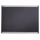 Quartet Magnetic Letter, Push-Pin Bulletin Board, Magnetic Fabric, 24"H x 36"W, Gray - MB543A