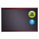 Quartet Push-Pin Bulletin Board, Fabric, 48"H x 72"W, Gray - B447M