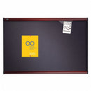 Quartet Push-Pin Bulletin Board, Fabric, 48"H x 72"W, Gray - B447M