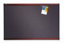 Quartet Push-Pin Bulletin Board, Fabric, 36"H x 48"W, Gray - B444M
