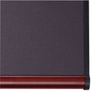 Quartet Push-Pin Bulletin Board, Fabric, 36"H x 48"W, Gray - B444M